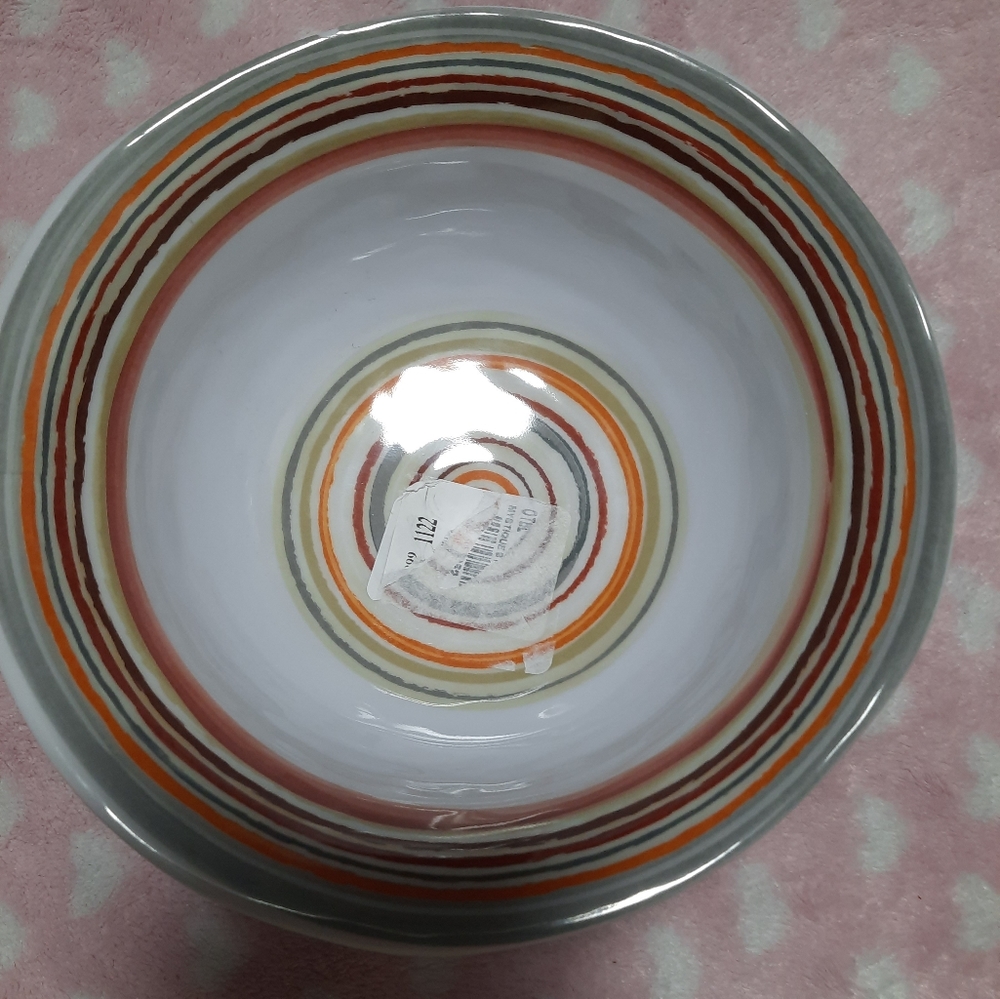 6.5" bowl Mistique stripe
